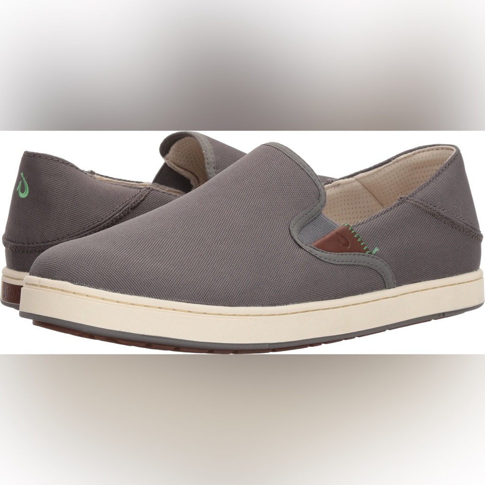 OluKai Charcoal and Off-White Kahu Sneakers - Men’s 9.5 - NWT